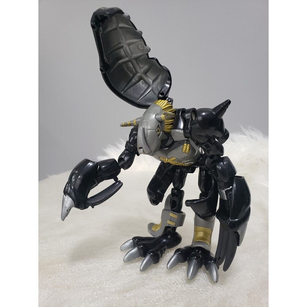 1999 Bandai Digimon‎ Digivolve BlackAugumon to BlackWarGreymon Figure Incomplete